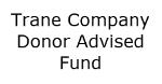 Logo for Trane Company Donor Advised Fund