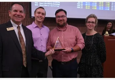 image of winners of the j a stock market challenge